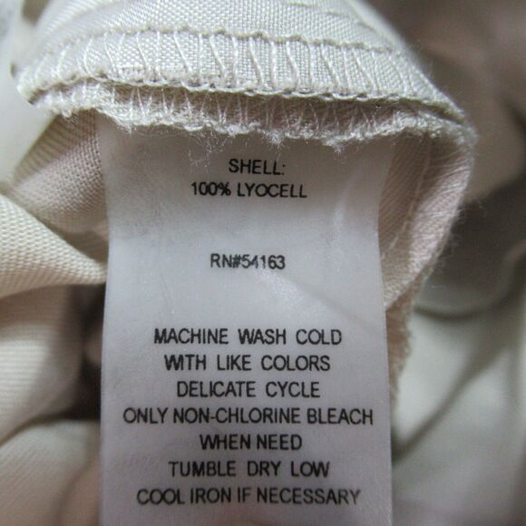 Calvin Klein Pants Womens S Beige Work Dress Closet Staple Neutrals Lightweight - Picture 10 of 11